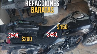 Dónde conseguir REFACCIONES de MOTO BARATAS [upl. by Lytsirhc71]