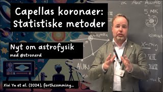 Nyt om astrofysik Capellas koronaer Xixi Yu et al 2024 [upl. by Naloc]