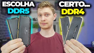 MEMÓRIA RAM DDR5 VS DDR4 QUAL A DIFERENÇA QUAL ESCOLHER TESTE EM JOGOS E COMPARATIVO [upl. by Joh]