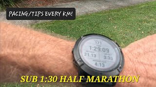 Sub 130 Half Marathon PacingTips [upl. by Nohshan]