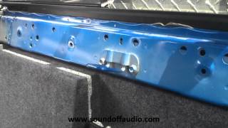 20052015 Toyota Tacoma Double Cab subwoofer box by Sound Off Audio [upl. by Gian863]