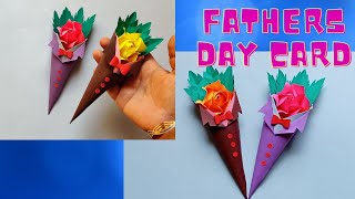 DIY  SURPRISE MESSAGE CARD FOR FATHERS DAY  Pull Tab Origami Envelope Card  Fathers Day Card [upl. by Ennayar570]