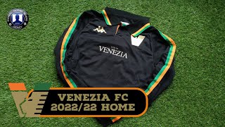 Venezia FC 202223 home jersey unboxing FAN VERSION Long sleeve Fofoshop Veneziafc Futbol [upl. by Basia]