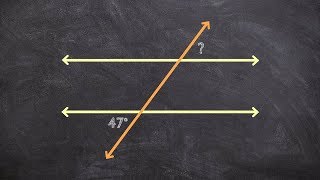 How To Use Alternate Exterior Angles to Find the Missing Value of an Angle [upl. by Nivrag]