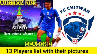 Bimal Gharti Magar FC Chitwan बाट Nepal super League 2 खेल्ने • List of auctioned players [upl. by Aurelius]