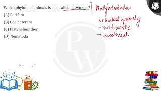 Which phylum of animals is also called flatworms [upl. by Hi]