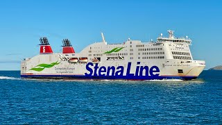 MV Stena Adventurer Arrives at Holyhead 17124 [upl. by Nnairrehs]