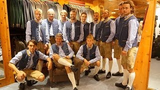 Meindl Lederhosen amp WiesnOutfit für die TSV 1860 Löwen bei LodenFrey [upl. by Arley]