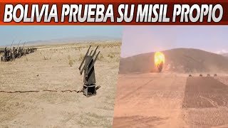 Bolivia Prueba Con Éxito Primer Misil de Fabricación Propia [upl. by Jobyna]