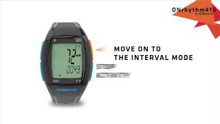 EN  SAV ONrhythm410  How to use the interval mode [upl. by Napra]