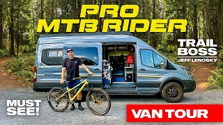 This Van is a Cyclist’s Dream  Ford Transit AWD Sender Campervan  Jeff Lenosky [upl. by Sirdi]