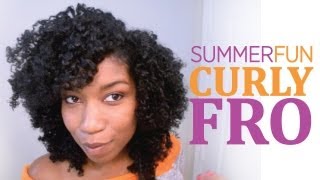 Summer FuN Curly Fro quotNatural Hairquot [upl. by Ogdon284]