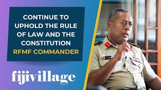 Continue to uphold the rule of law and the constitution – RFMF Commander [upl. by Naval]