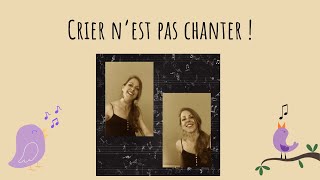 Crier n’est pas chanter  Canon à 2 voix [upl. by Nameerf64]