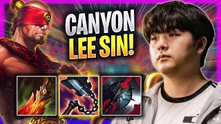 CANYON TRIES LEE SIN WITH NEW BUFFS  DK Canyon Plays Lee Sin JUNGLE vs Graves  Bootcamp 2023 [upl. by Madora739]