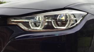 BMW F3031 LCI  Adaptive LED Headlights 2016 [upl. by Arual468]