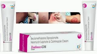 Zenforce GM Cream Beclomethasone Dipropionate Neomycin Sulphate amp Clotrimazole Cream [upl. by Lumbard]