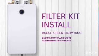 Bosch Greentherm Filter Install [upl. by Eastlake]