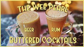 Buttered Beer and Buttered Rum Perfect Warm Holiday Cocktails Recipes [upl. by Leelaj]