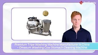 Premium Tripe Washing Machine Manufacturer in China  Omasum Washing Cow Stomach Cleaning Machine [upl. by Enitsugua984]