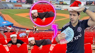 ¡JUGAMOS AL ESCONDIDO EN EL ESTADIO QUISQUEYA El Último En Ser Encontrado Gana 100000 x Navidad🤑 [upl. by Amhser428]