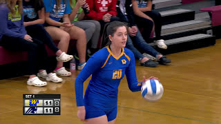 Wayzata vs Champlin Park Section 5AAA Girls High School Volleyball [upl. by Sedgewick]