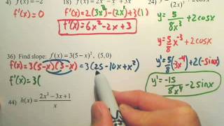 22a Basic Differentiation Rules and Rates of Change  Calculus [upl. by Osithe]