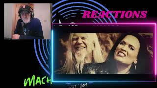 MARKO HIETALA  Left On Mars feat Tarja Turunen OFFICIAL MUSIC VIDEO REACTION markohietala [upl. by Conchita]