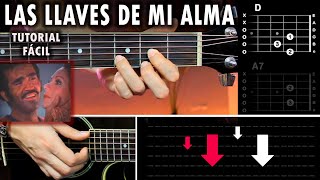 Las Llaves De Mi Alma  Vicente Fernández GUITARRA Tutorial  Acordes [upl. by Leroj617]