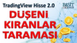 TRADINGVIEW HİSSE 20 DÜŞENİ KIRANLAR TARAMASI yatırım finans borsa hisse keşfet crypto [upl. by Saihttam786]