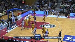 Herbalife Gran Canaria sentencia a Blusens Monbus en un final igualado [upl. by Ainehs]