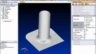 Femap 102 Mesh Surface [upl. by Youngran686]