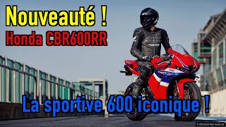 La Nouvelle Honda CBR600RR 2024  Le retour de la sportive 600 chez Honda [upl. by Derriey]