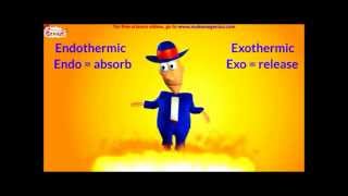 Exothermic and Endothermic Reactions  Video for kids [upl. by Jabon116]