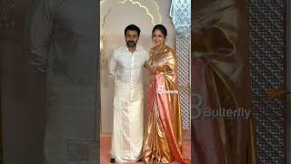 ഈ ജോഡി എന്തോരു ചേർച്ചയാണല്ലേ 🤩  Suriya amp Jyothika at Anant Ambani Wedding Function [upl. by Truc]