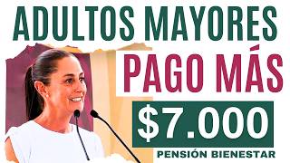 Los Adultos Mayores RECIBIRÁN el PAGO más GRANDE de Pensión [upl. by Sidwohl]