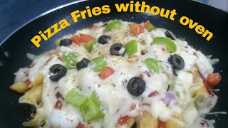 Pizza Fries super yummyHow to make KapsalonLoaded friesBest recipe for lockdownstreetfood [upl. by Ariam728]