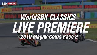 WorldSBK Classics 2010 MagnyCours Race 2 [upl. by Ahcirt179]