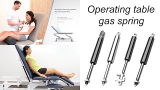 Adjustable part operating table gas springstretcher bedcoucbes wheelchairhospital bed [upl. by Thanasi]