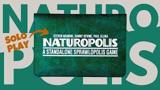 Naturopolis  How to Play amp Solo Board Game Playthrough  Sprawlopolis but Nature [upl. by Dnaletak]