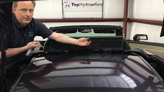 Cadillac XLR  How to Manually Open and Close the Top [upl. by Reggy]