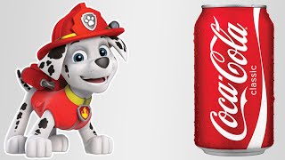 Paw Patrol And Their Favorite DRINKS and Other Favorites [upl. by Elleneg135]