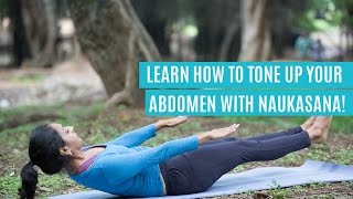 How Does Naukasana Tone Up Your Abdomen Know More  Desk Yoga [upl. by Lemay]