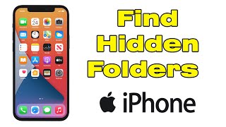 How to find hidden folders on iPhone and see hidden files on iPhone [upl. by Bergstein135]