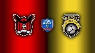 State League 5 R21 Uni Hill Eagles v Bundoora United [upl. by Frierson]