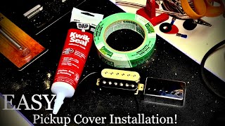 How to Install Humbucker Pickup Covers [upl. by Eseekram]