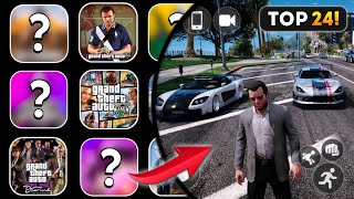 TOP 24 😱 Realistic GTA V Fan Made Games For Mobile That Will Blow Your Mind [upl. by Pejsach]