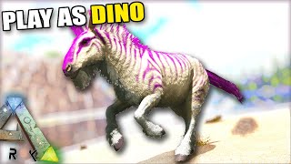 WE CAN TAME STUFF AS A HORSE   PLAY AS DINO  ARK SURVIVAL EVOLVED [upl. by Azeria251]