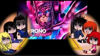 Futuristic Four  convidadas reagindo ao Rap do Galactus O Devorador de Mundos Chrono Gacha Club [upl. by Yelyah]