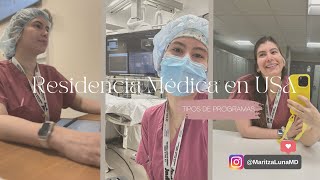 Residencia Médica en USA  Tipos de programas usmle residency img latinoinmedicine [upl. by Myrvyn]